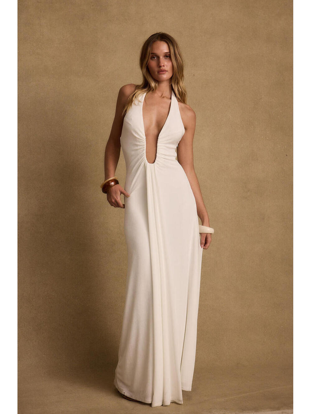 12th Tribe Alondra Plunge Dress NWOT